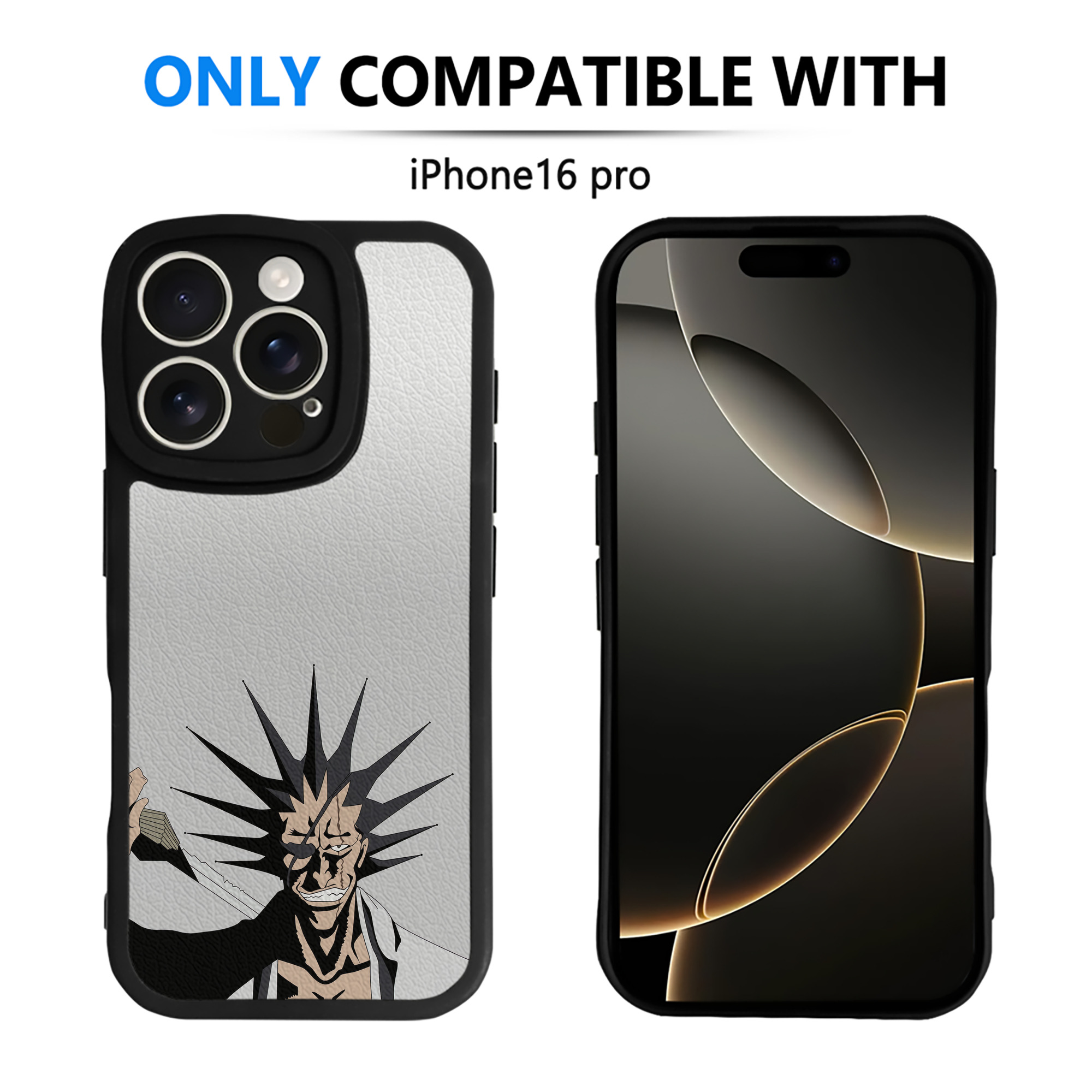 （画像用） ブリーチ BLEACH 【iPhone 16シリーズ対応】シリコンスマホケース（レザー調） 材質：シリコン